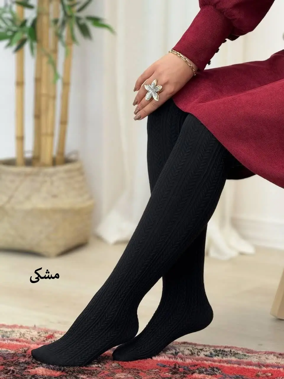 3613-جوراب شلواری گندمی